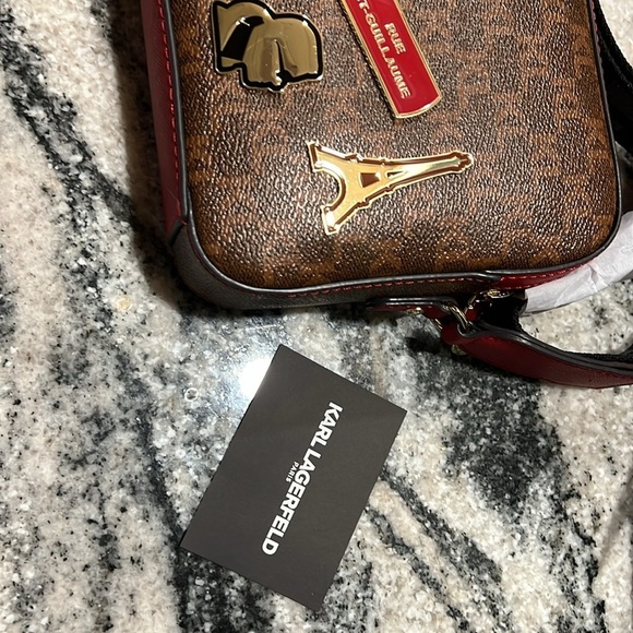 NWOT Karl lagerfeldld purse. 9” - Picture 7 of 14